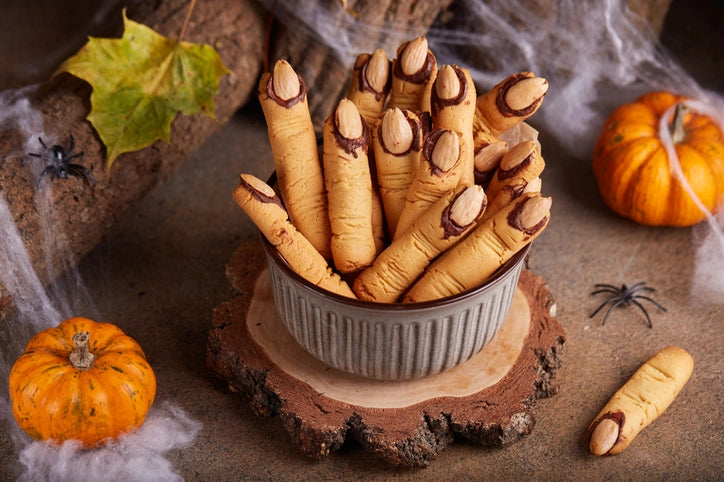 Halloween Treats in a glass jar