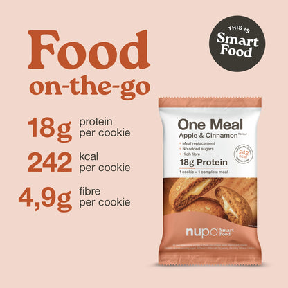 Nupo One Meal Bar Apple & Cinnamon nutrition facts vitamins minerals